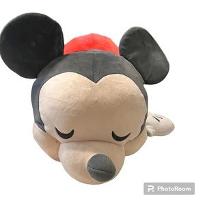 Disney Mickey Mouse Cuddleez Plush - Sleeping - Large - 23 inch.